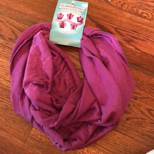 Purple Infinity Scarf